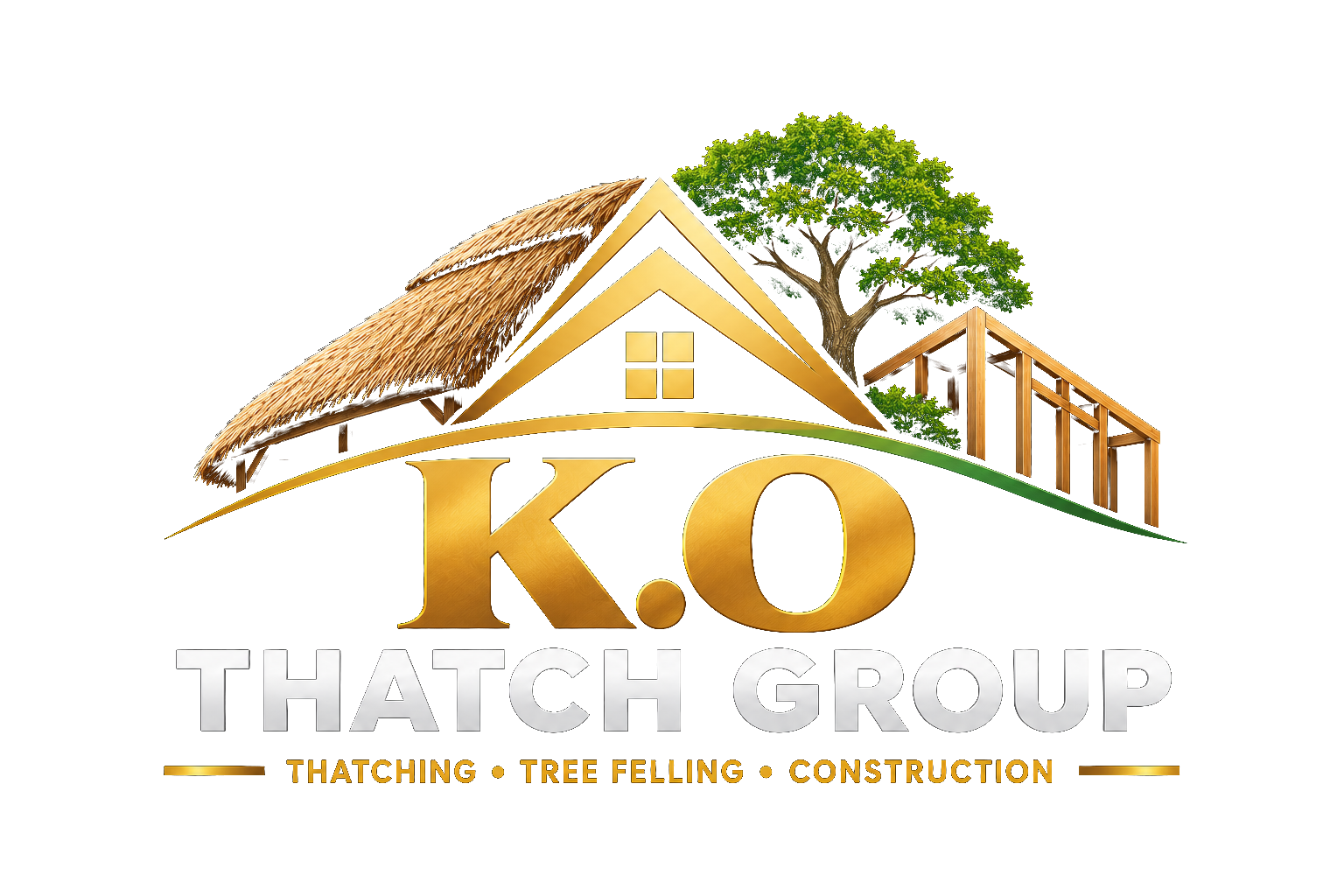 K. O THATCH GROUP, TREE FELLING AND CONSTRUCTION COMPANY logo